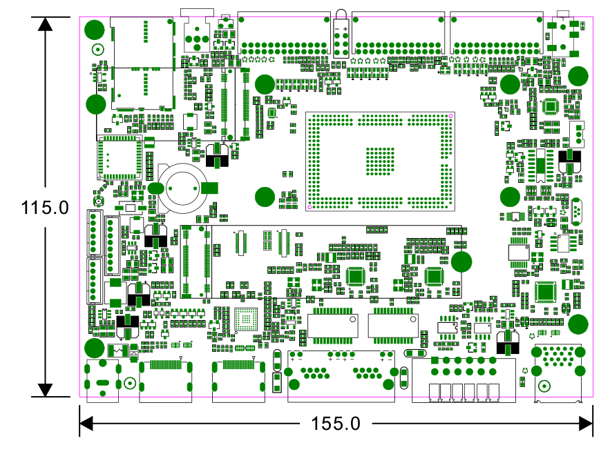Idea3576-V1_PCB_Dimension