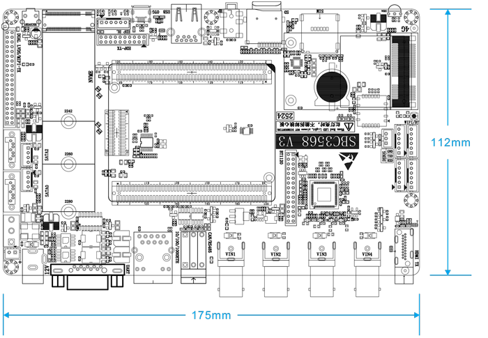 SBC3568_PCB_Dimension